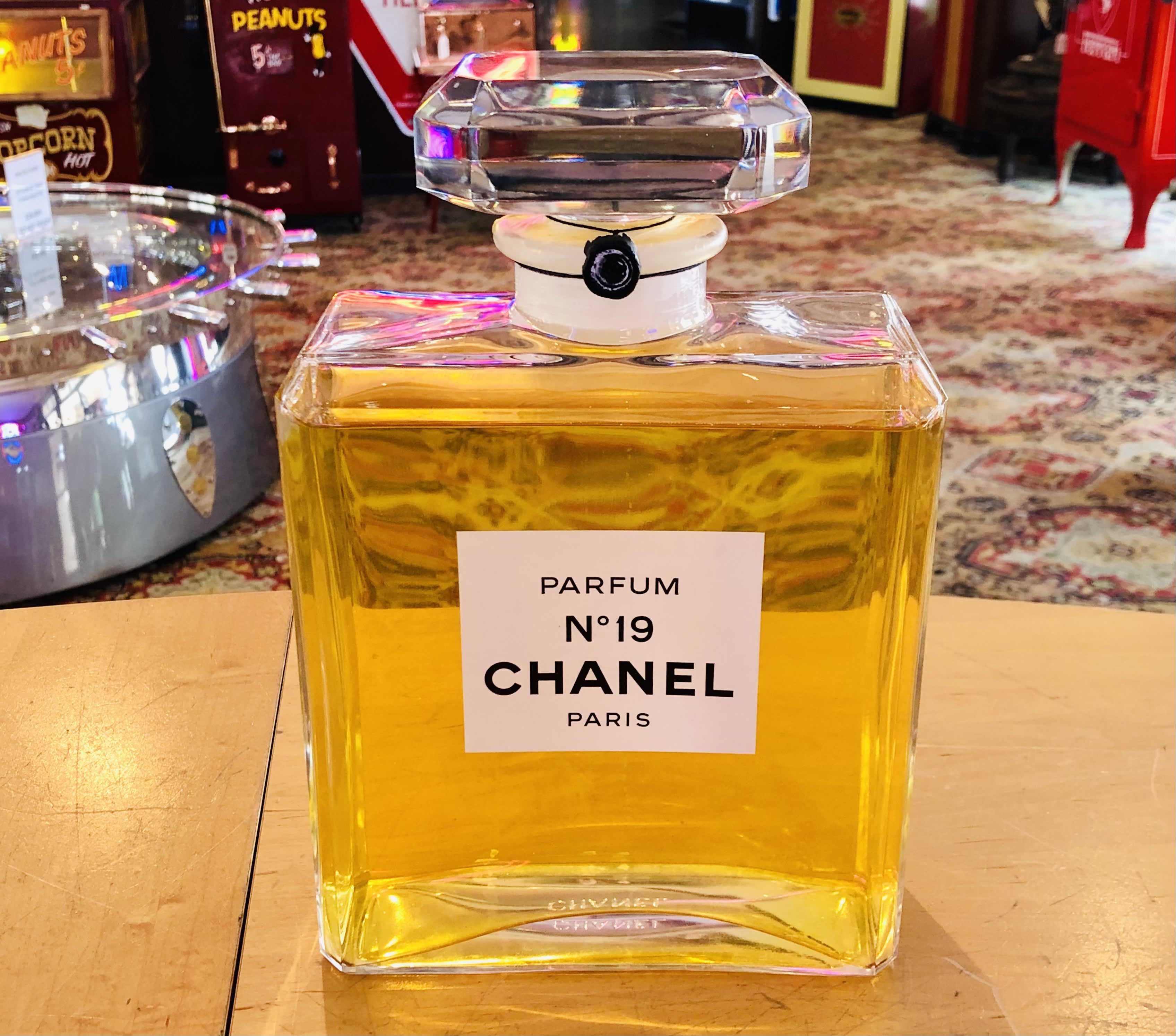 Z131 Rare CHANEL No.19 Large Factice Store Display Perfume Bottle - Wolf  Gallery USA